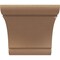 Ekena Millwork 7"W x 7"D x 7"H Wide Olympic Rough Cedar Woodgrain TimberThane Corbel, Primed Tan CORUR07X07X07OLYRCPR - alternate 4